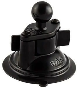 RAM Mount Locking Suction Cup with 1.0 inch Ball Metal Plate - Picture 1 of 1