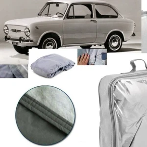 TELO COPRIAUTO TELATO FELPATO PER FIAT 850 BERLINA ANNO 1965 IMPERMEABILE ANTIGR - Foto 1 di 11