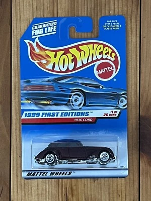 Hot Wheels 1936 Cord, 1999 First Editions, NEW, 1/26 - Image 1 of 2