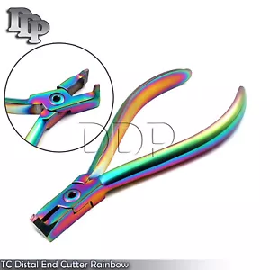 TC Distal End Cutter Rainbow Orthodontic Surgical Dental Instruments - Picture 1 of 3