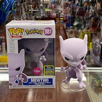 Funko Pop Games Pokemon Mewtwo #581 Flocked 2020 Summer Convention w/Protector 889698478724 | eBay