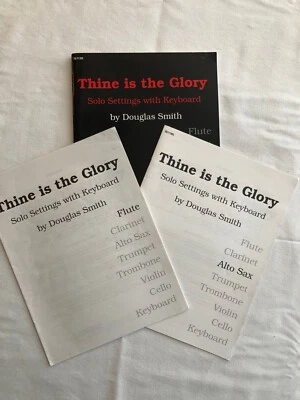 Thine is the Glory: Solo Settings with Keyboard Songbook by Douglas Smith - Image 1 of 4