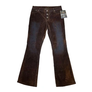 BONGO Flare Leg Low Rise Bear Velvet Type Pockets Bell Bottom Size 11 - Picture 1 of 8