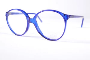 Classical Jazz 1027 JV135 Blue Retro Square Full Rim vintage Women’s new glasses - Picture 1 of 4