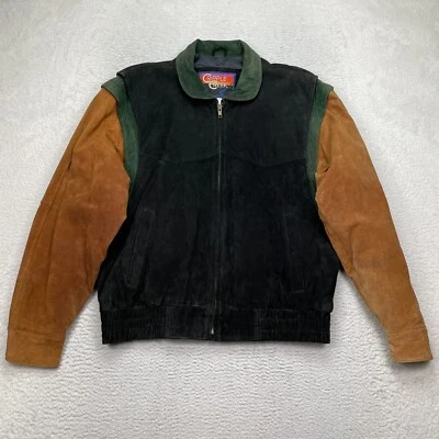 Cripple Creek Varsity Jacket / Vest Size Small Leather Convertible Multicolor - Image 1 of 4