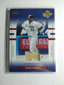 2004 Donruss Playoff Miami Marlins Cliff Floyd Relic 14/50 - Bild 1 von 2