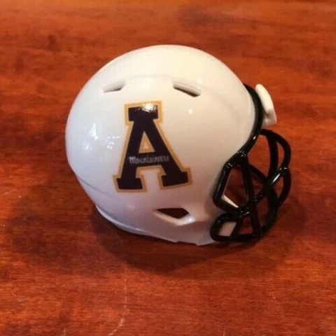 Appalachian State Mountaineers white alternate custom pocket pro helmet App Cover