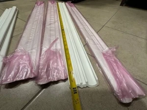 Piezas de repuesto de vinilo cenefa blanca de 3,5 x 35,5 - Imagen 1 de 9