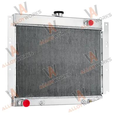 4 Rows Radiator For 1969-1971 Dodge D100 D200 D300 W100 W200 W300 Pickup 6.3L V8 - Image 1 of 4