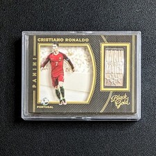 2016-17 Panini Black Gold Man of the Match #MM-CR7 Cristiano Ronaldo Thick Rare