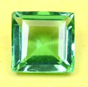 AAA Colombian 3.65 Ct Natural Green Square Shape Loose Gemstone Certified B5695