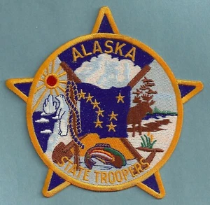ALASKA STATE TROOPER SHOULDER PATCH - Picture 1 of 1