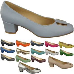 Zapatos de salón de mujer de cuero natural 187 ElitaBut - Imagen 1 de 113