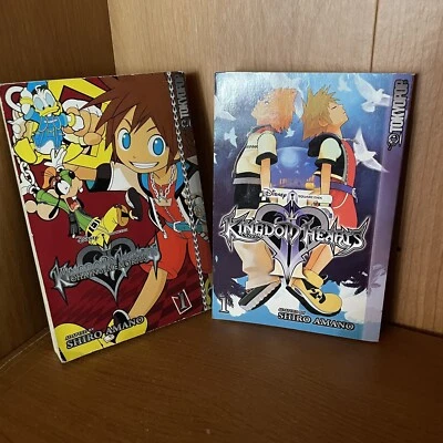 Kingdom Hearts 2 Manga Lot Tokyo Pop Shiro - Image 1 of 2