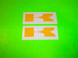 KX KXF 65 80 85 100 125 250 450 MOTOCROSS MOTORCYCLE ATV QUAD YELLOW STICKERS - Picture 1 of 1
