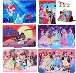 case for 7" 8" 9.7 10.1" 10.2" 10.4" 10.5" Size Tablet Disney PRINCESS TAB cover - Picture 1 of 37