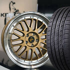 19" Keskin KT22 Gold E3 Sommerräder 235/35 Reifen für Mercedes E-Klasse 210 W210