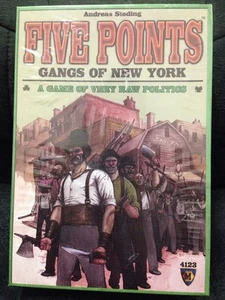 Nuevo Sellado Five Points Gangs of NY Mayfair Juego de Mesa 4123 Makers of Catan Juegos - Imagen 1 de 5