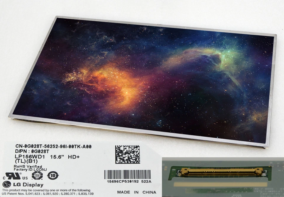 LG PHILIPS LP156WD1 TL B1 15,6" 38cm LAPTOP LED DISPLAY MATT HD+ PN 0G028T  T201 - Bild 1 von 1