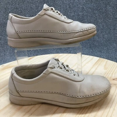 Zapatos cómodos SAS Tripad para mujer 6,5 Traveler Bone Oxford beige cuero con cordones Foto 1 de 4