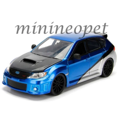 JADA 99514 БЫСТРЫЙ И ЯРОСТНЫЙ BRIAN'S SUBARU IMPREZA WRX STi 1/24 ЛИТОЙ СИНИЙ - Изображение 1 из 4