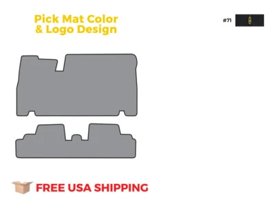 FITS 1966-1970 Oldsmobile Toronado 1pc Frt & 1pc Rr Floor Mat 2pc Loop Foto 1 de 4