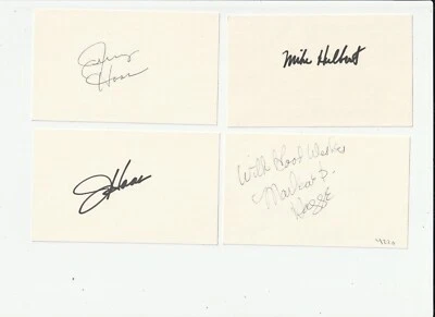 Marlene Hagge American professional golfer Hand Signed 3x5 Index +3 Founder LPGA - Image 1 of 2