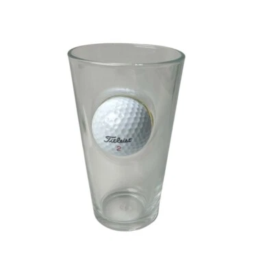Pelota de golf BenShot Titleist vidrio transparente taza 16 oz Foto 1 de 4