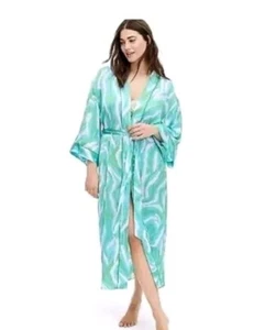 Diane Von Furstenberg‎ Satin Disco Robe - Picture 1 of 10