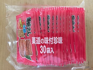 "Kabayaki san taro", Meeresfrüchte und Tintenfisch Snack, Kabayaki Geschmack, Dagashi, Japan - Bild 1 von 1