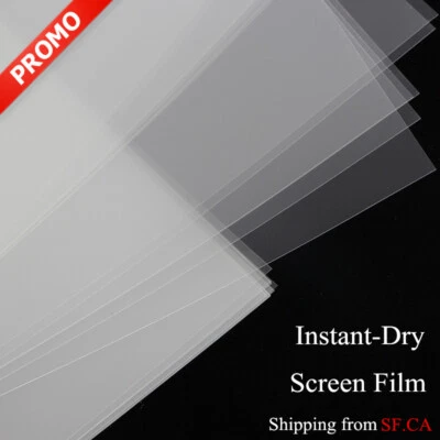 Waterproof Inkjet Quick Dry Milky Transparent Screen Film, 8.5" x 11"，50 sheets - Image 1 of 4