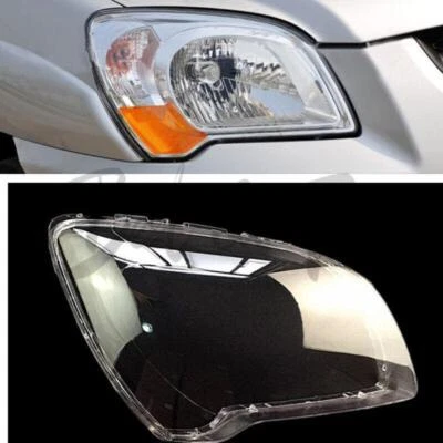 Para KIA Sportage 2007-2012 Lado Derecho Faro Coche Lente Lámpara Transparente Cubierta Borde Foto 1 de 3