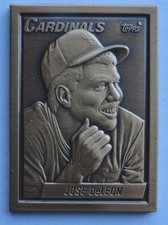 Jose DeLeon 1990 Topps Gallery of Champions Bronze St. Louis Cardinals
