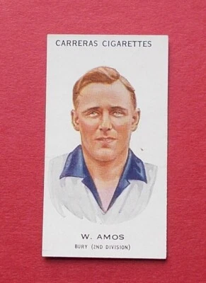ORIGINAL CIGARTTE CARD BY CARRERAS - FOOTBALLERS 1934 - Image 1 of 2