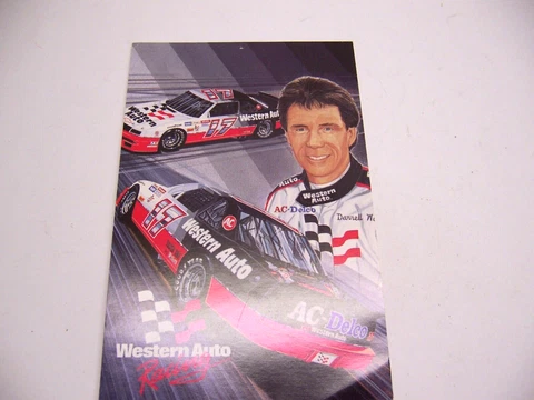 Darrell Waltrip Western Auto 1990 Postcard    #kd Cover
