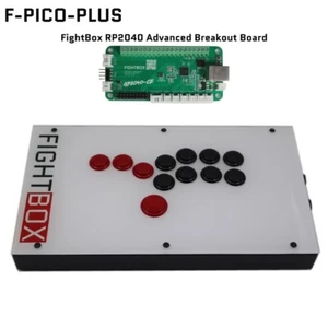 Fightbox F-Pico-Plus All Button Leverless Arcade Game Controller  PC/PS/Switch - Picture 1 of 48
