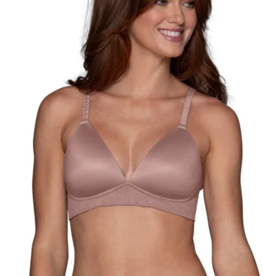 Sujetador convertible inalámbrico Vanity Fair Effortless Go To 77164 color al horno 42C nuevo con etiquetas Foto 1 de 4