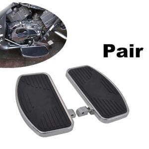 A Pair Motorcycle Left+Right Universal Floorboards Foot Boards Pedal For Relax