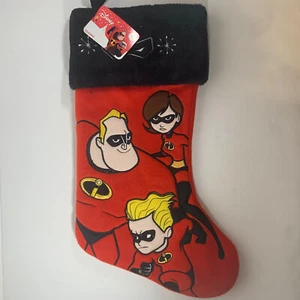 NEW Ruz Disney's Incredibles 2 Christmas Tree Stocking 18" Disney Holidays - Picture 1 of 4