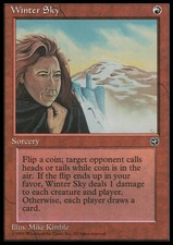 Winter Sky X (4) Homelands EX/NM, English MTG (RG) 4RCards