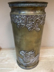 Antique Japanese Meiji Period 1860’s Raised Relief Dragon Vase Signed By Artist - Picture 1 of 12