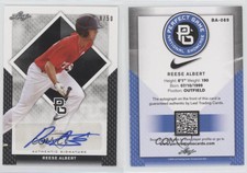 2016 Leaf Perfect Game National Showcase Black /50 Reese Albert #BA-089 Auto