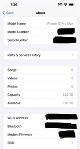 iphone 13 pro max 1tb unlocked used NO FACE ID UNIT ONLY NO ACCESSORIES - Picture 1 of 12