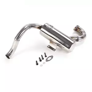 Silenciador de acero inoxidable RC 1/5 escotilla caliente afinado tubo de escape se adapta a Rovan F5 RF5 T5 - Imagen 1 de 13