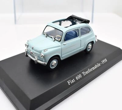 Modellino auto scala 1:43 FIAT 600 TRASFORMABILE cabrio diecast collezione NOREV - Immagine 1 di 4