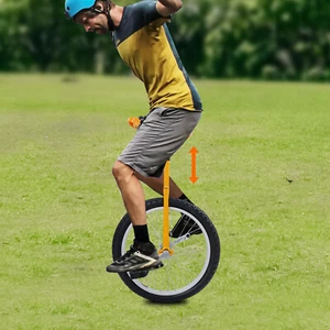 Monociclo de 20 pulgadas ajustable altura monociclo exterior monociclo exterior monociclo - Imagen 1 de 18