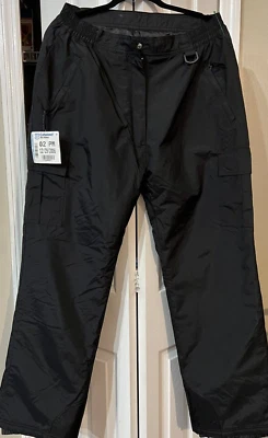 SPORT ESSENTIALS Nylon Ski Pants UNISEX Size XL Black insulated - Image 1 of 4