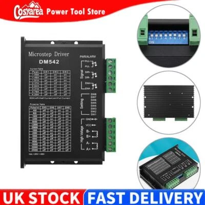 DM542 Stepper Motor Driver Controller DC 24-50V Nema 23 / 17 CNC 4.2a DM 542 New - Image 1 of 4