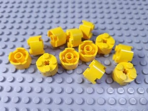 LEGO Nuevo Lote de 12 Piezas de Ladrillo de Construcción Redondo Amarillo 2x2 - Imagen 1 de 1