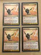 4 x Lightning Helix - MTG - Ravnica City of Guilds, Planechase 2009 - NM, LP